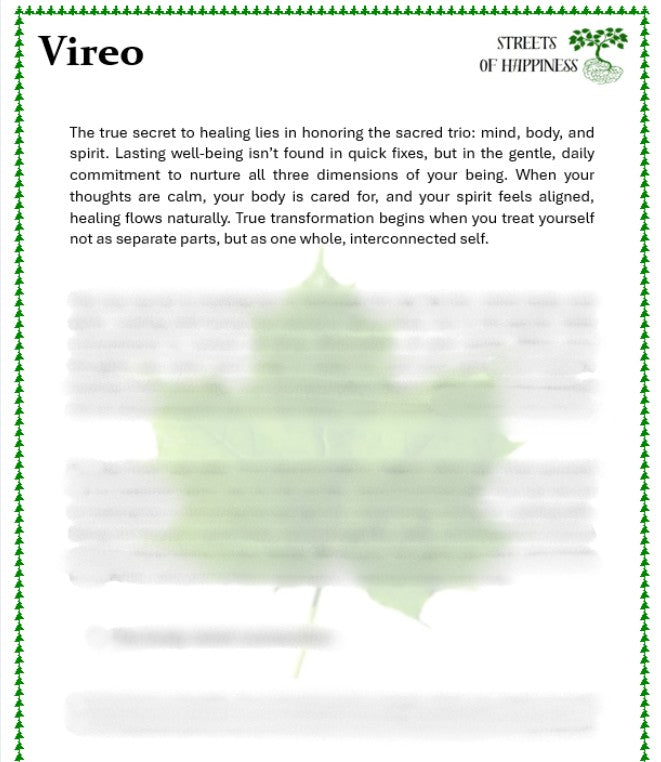 The Personal Healing Secret Code - VIREO